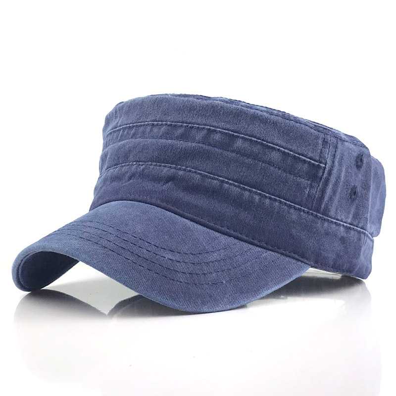 Men's Retro Military-Style Cap - Classic and Modern Design