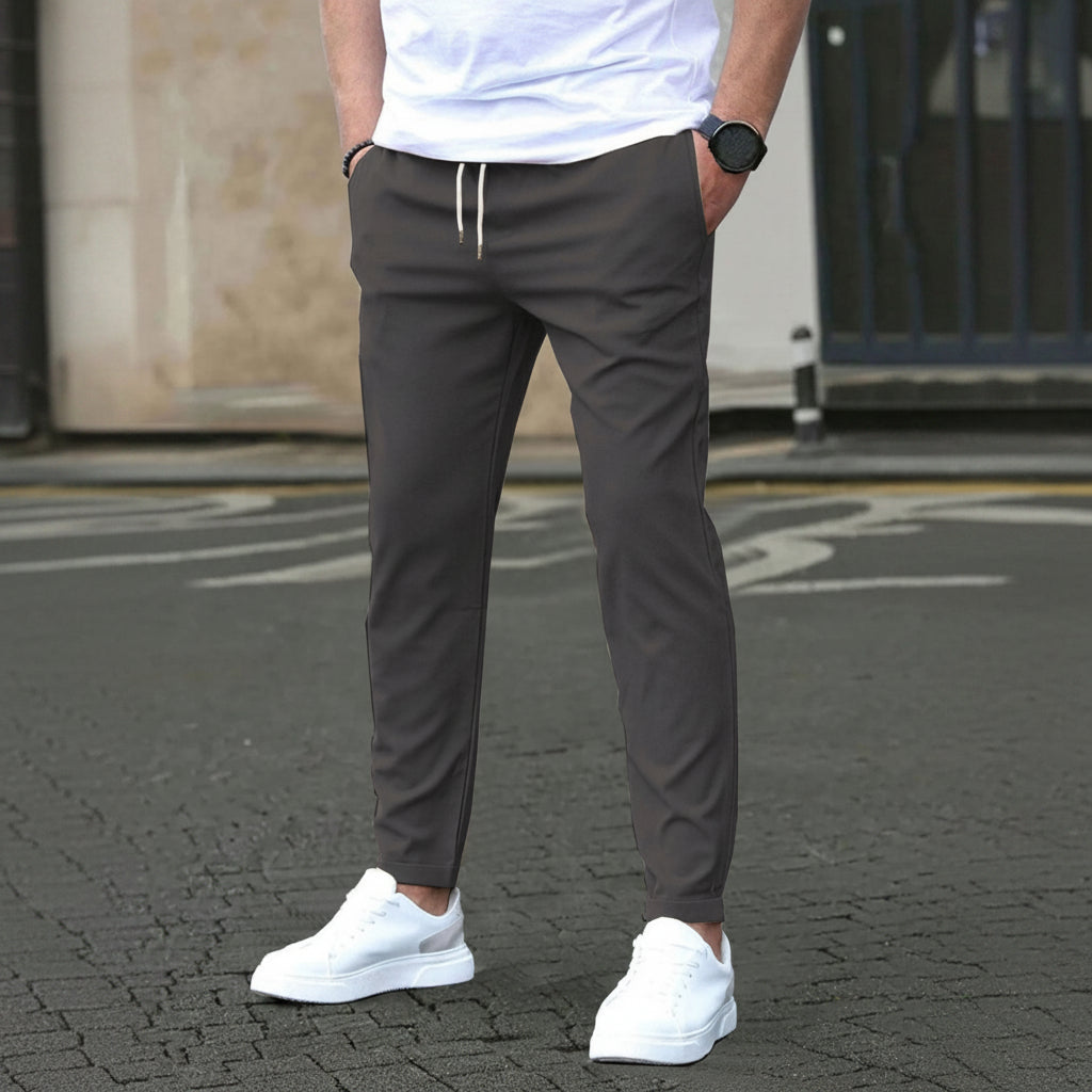 PANTALONS À JAMBES DROITES POUR HOMMES