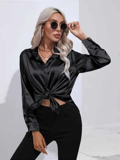 Long Sleeve Blouse - Elegant Top for Women