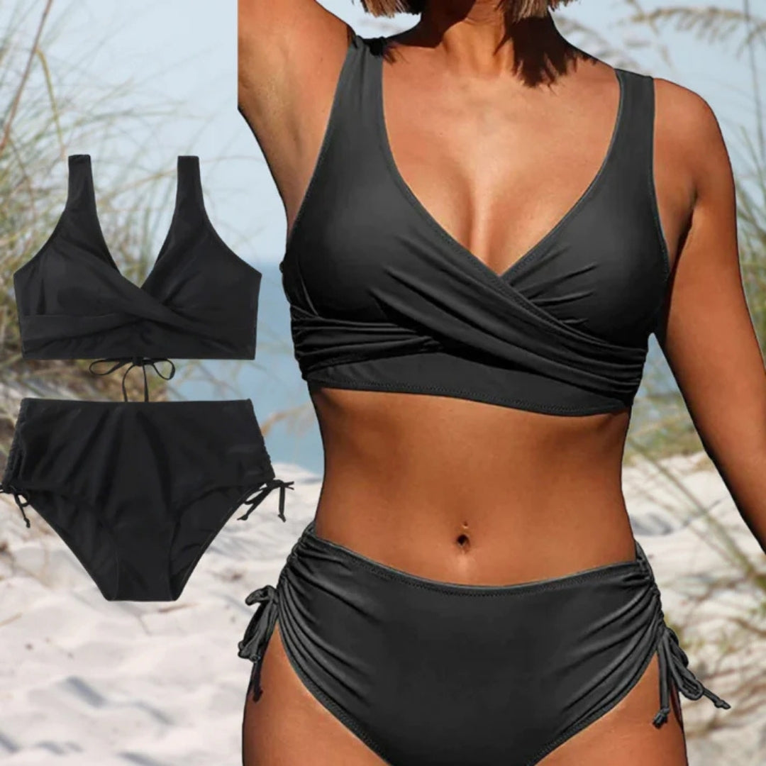 Tweedelige Bikini Set met High Waist - Veloura