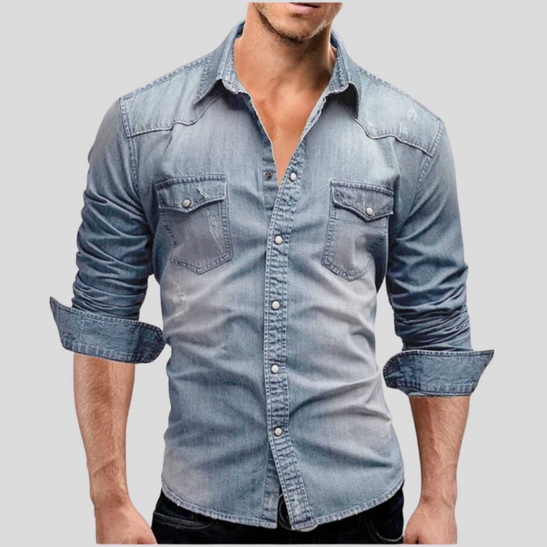 Lemar™ Casual Denim Men's Shirt