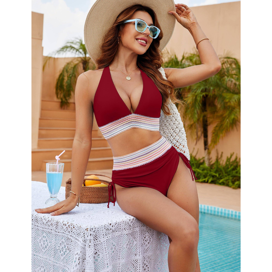 Velessa - Hoog Taille Bikini Set met Corrigerend Effect