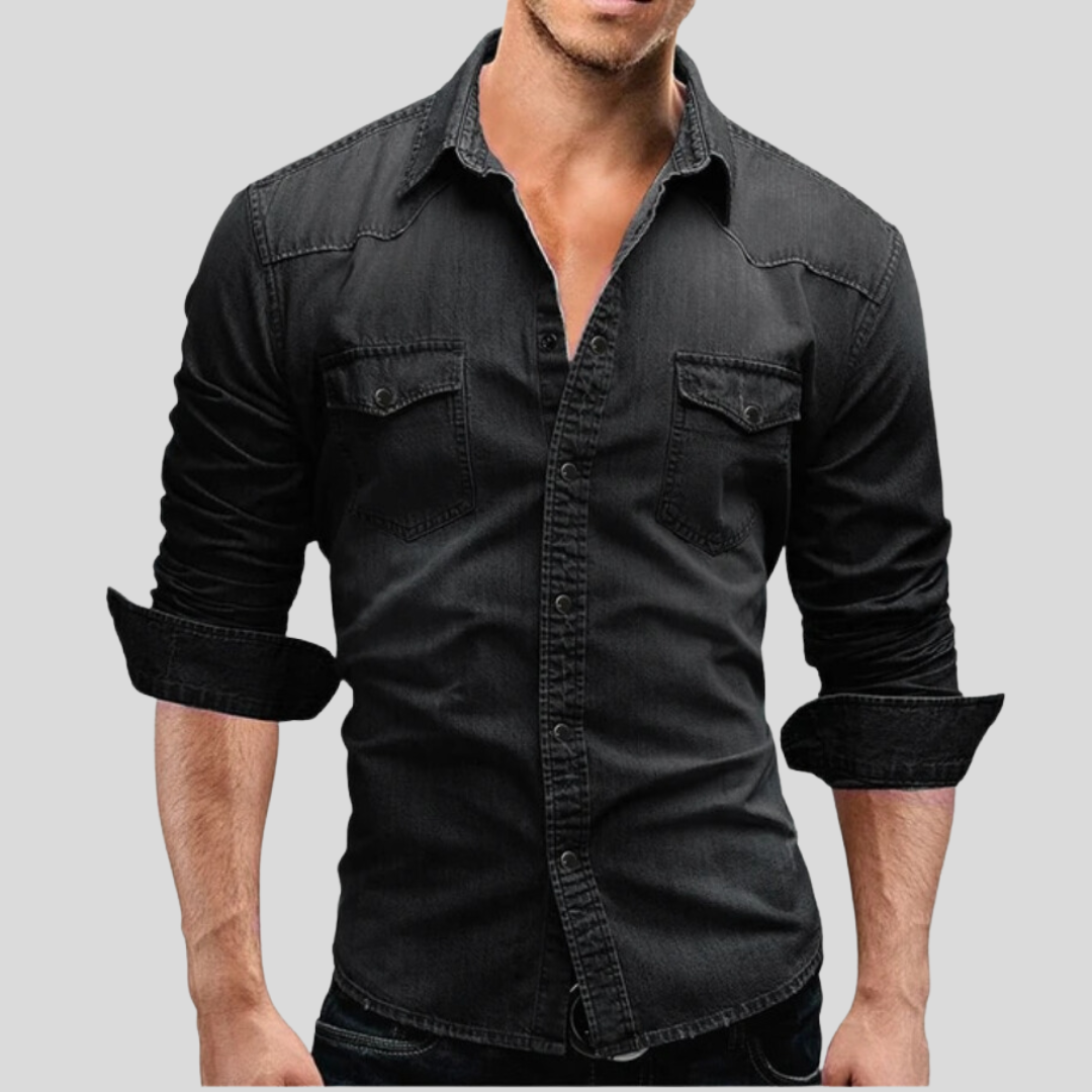 Lemar™ Casual Denim Men's Shirt