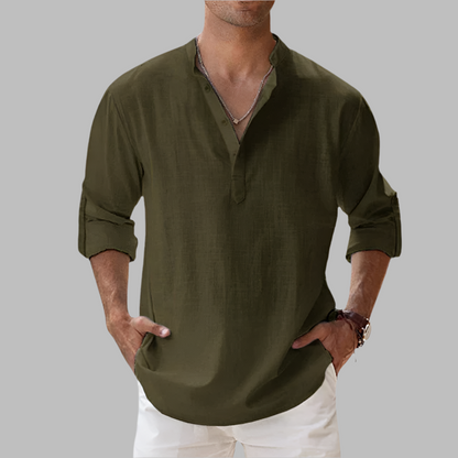 Men’s Relaxed Linenblend Summer Shirt