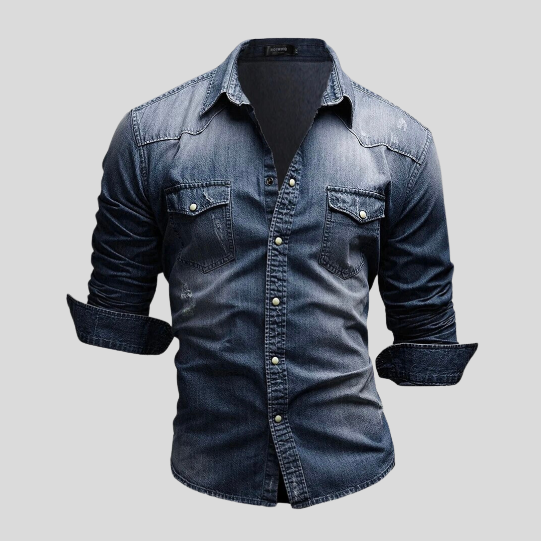 Lemar™ Casual Denim Men's Shirt