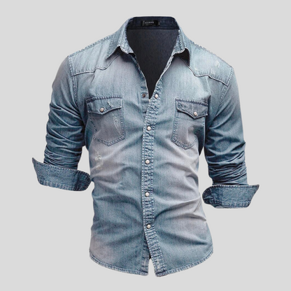 Lemar™ Casual Denim Men's Shirt
