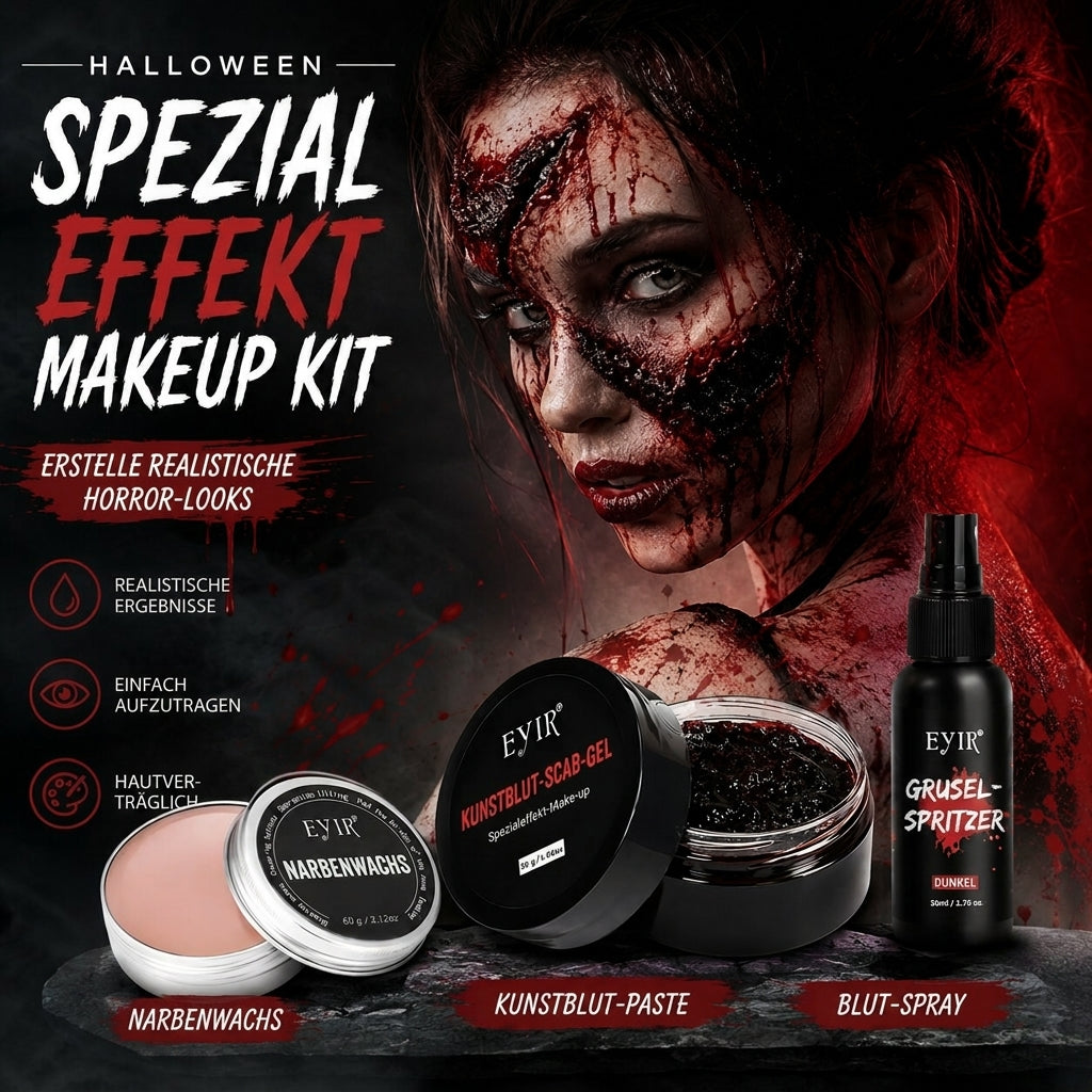 SFX Halloween Schminke Set für Wunden & Narben