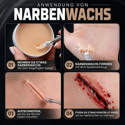 SFX Halloween Schminke Set für Wunden & Narben