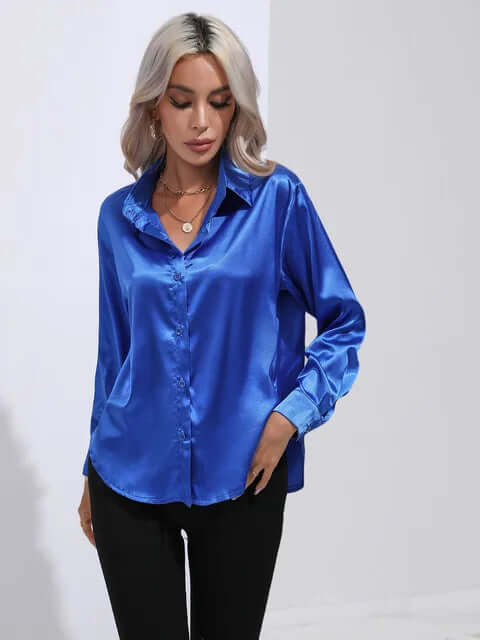Long Sleeve Blouse - Elegant Top for Women