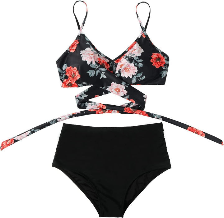 Bikini - Kleurrijke High Waist Dames Bikini - SummerBelle