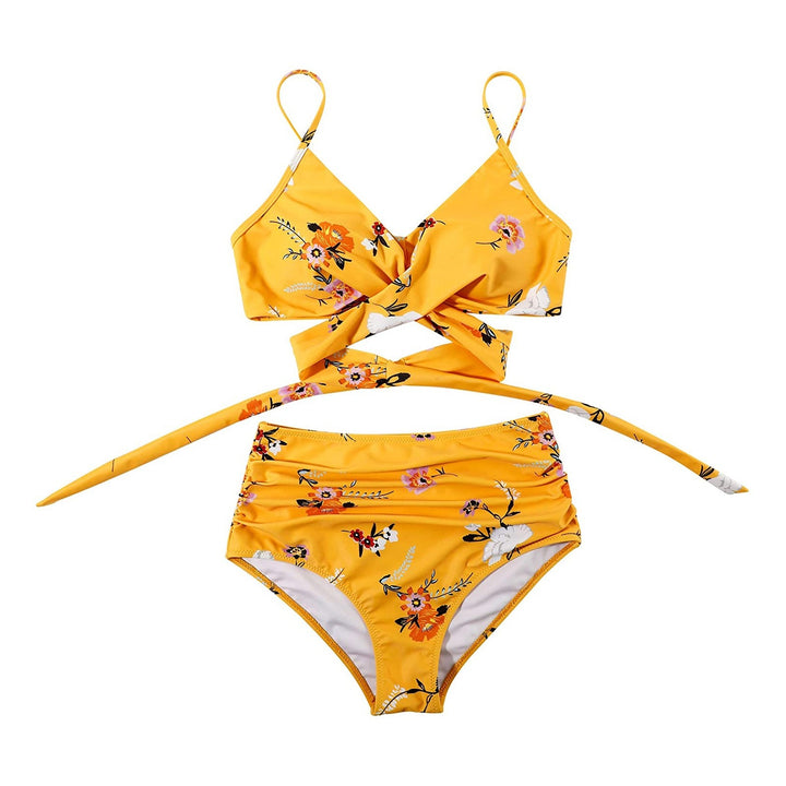 Bikini - Kleurrijke High Waist Dames Bikini - SummerBelle
