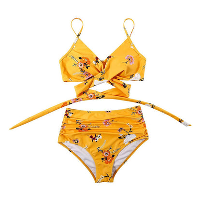 Bikini - Kleurrijke High Waist Dames Bikini - SummerBelle