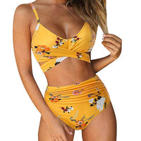 Bikini - Kleurrijke High Waist Dames Bikini - SummerBelle
