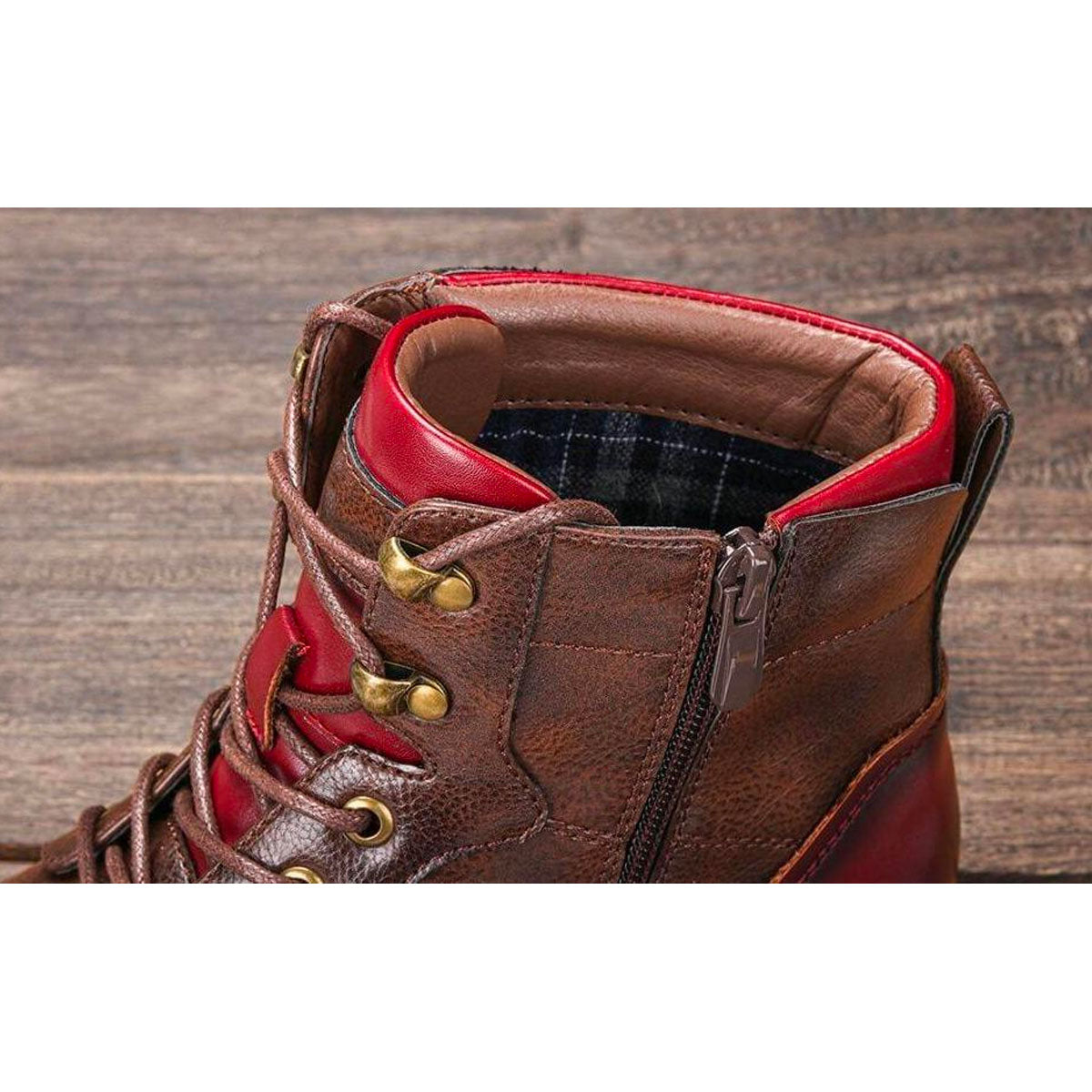 BOTTES OXFORD ARTISANALES EN CUIR