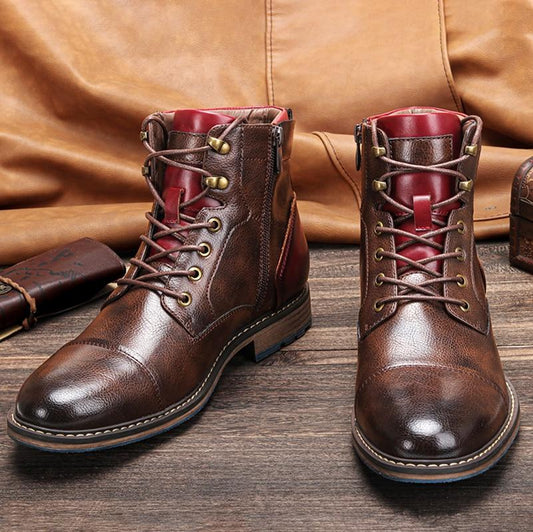 BOTTES OXFORD ARTISANALES EN CUIR