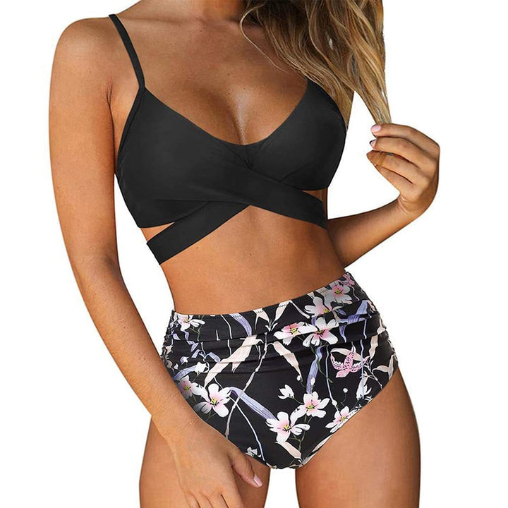 Bikini - Kleurrijke High Waist Dames Bikini - SummerBelle