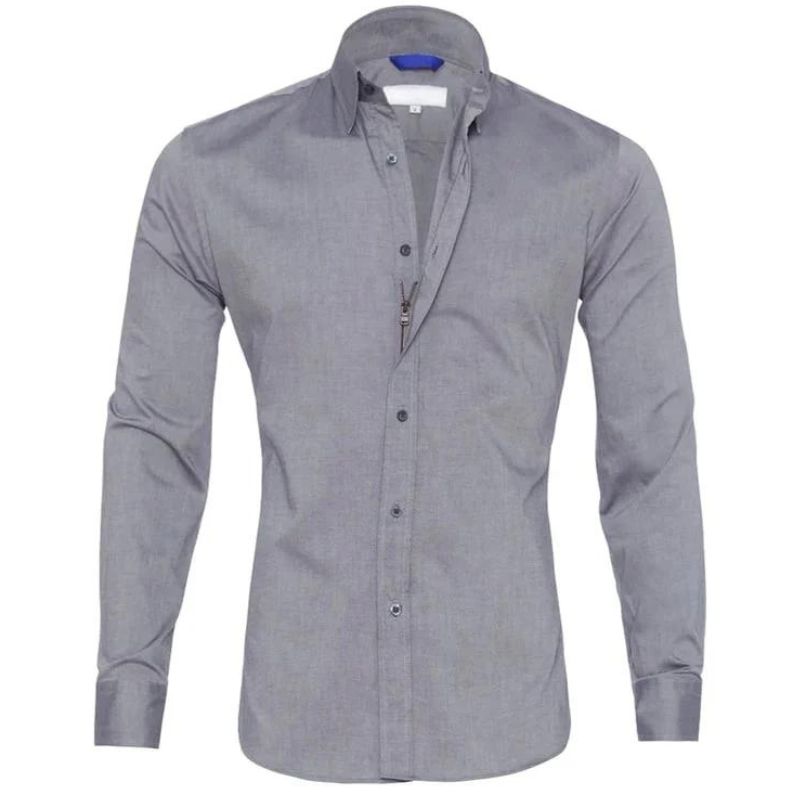 Chicago™ Crease resistant shirt with zipper (1+1 FREE)