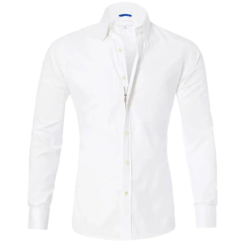Chicago™ Crease resistant shirt with zipper (1+1 FREE)