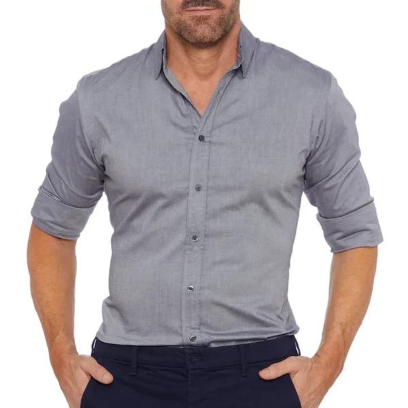 Chicago™ Crease resistant shirt with zipper (1+1 FREE)