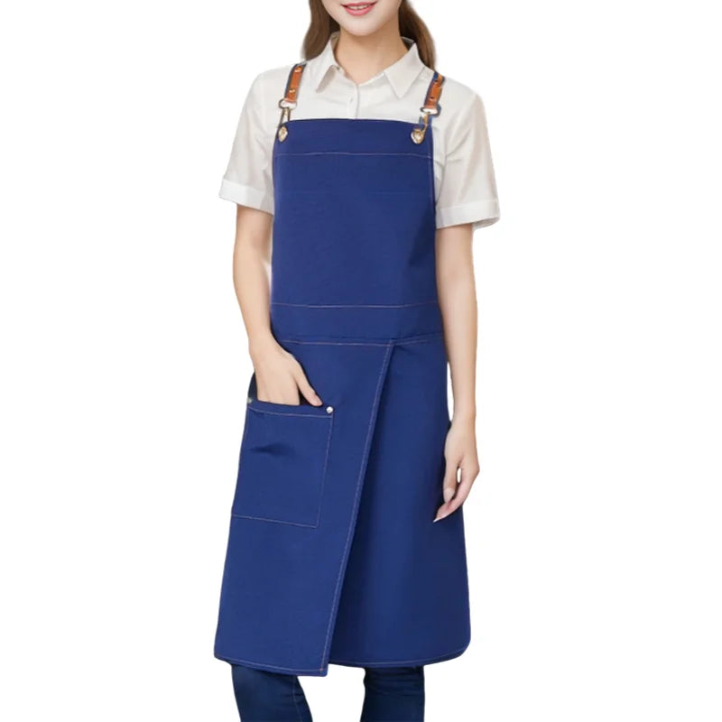 Waterproof Canvas Apron with Split Skirt