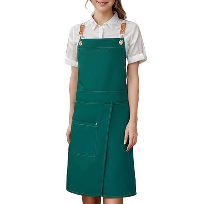 Waterproof Canvas Apron with Split Skirt
