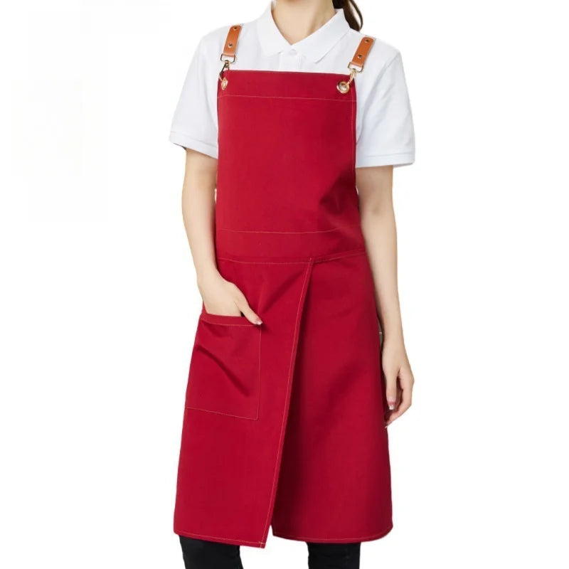 Waterproof Canvas Apron with Split Skirt