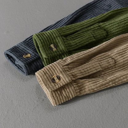 CHEMISE EN VELOURS CÔTELÉ