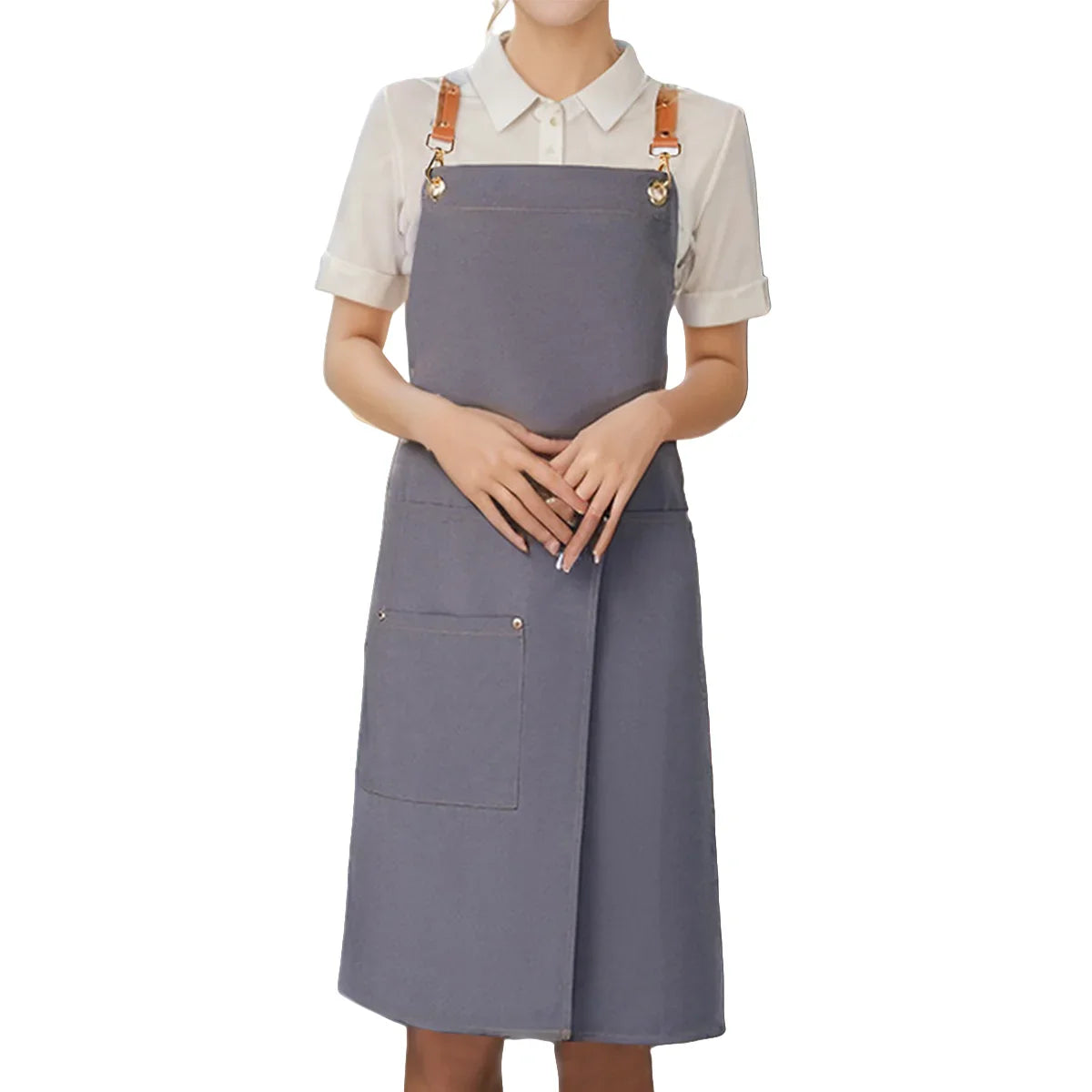 Waterproof Canvas Apron with Split Skirt