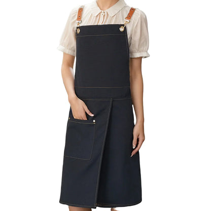 Waterproof Canvas Apron with Split Skirt