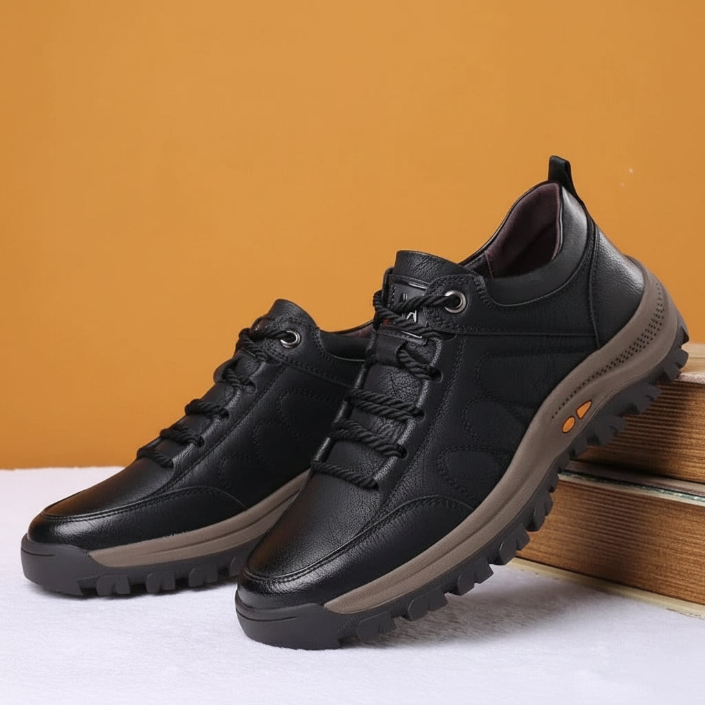 Mens Walking Shoes Orthopedic Waterproof Arch Support