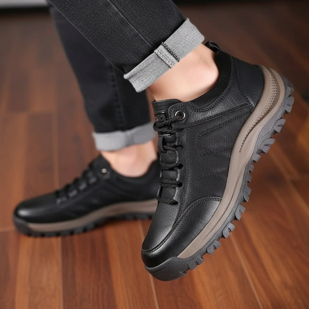 Mens Walking Shoes Orthopedic Waterproof Arch Support