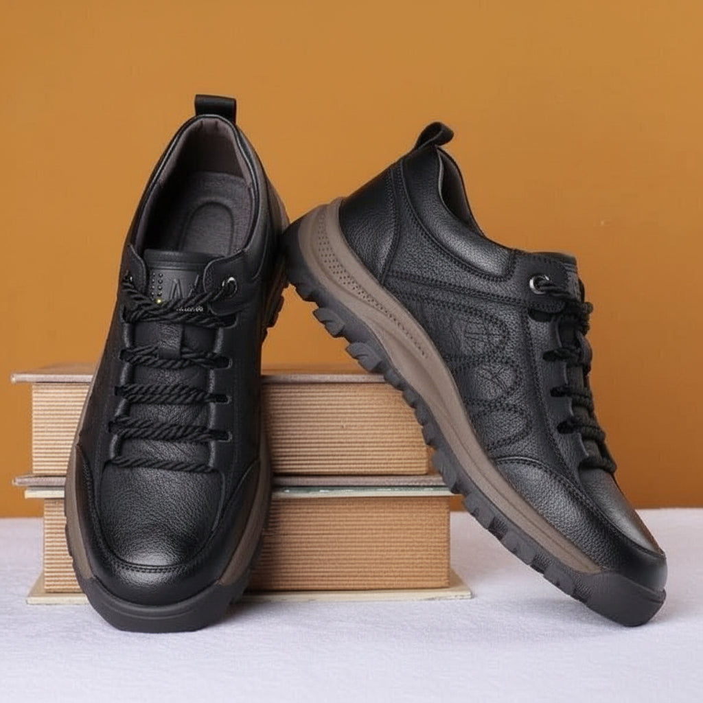 Mens Walking Shoes Orthopedic Waterproof Arch Support
