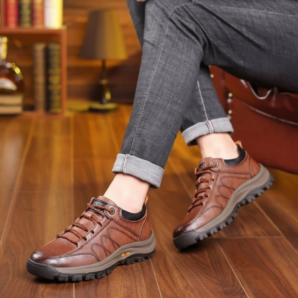 Mens Walking Shoes Orthopedic Waterproof Arch Support