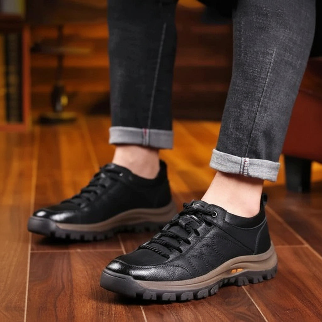 Mens Walking Shoes Orthopedic Waterproof Arch Support