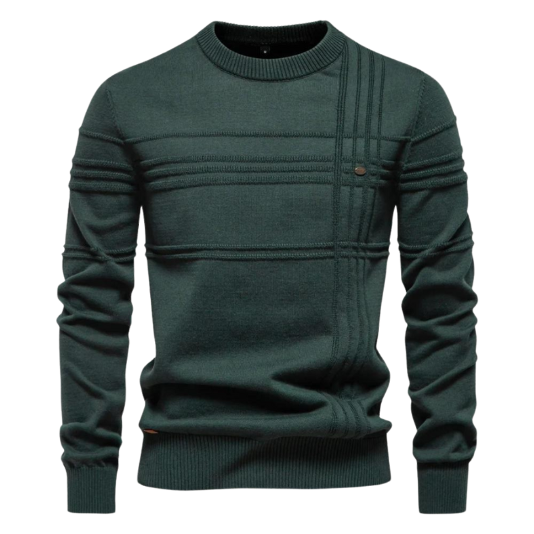 PULL ÉLÉGANT POUR HOMME AVEC DESIGN À CARREAUX