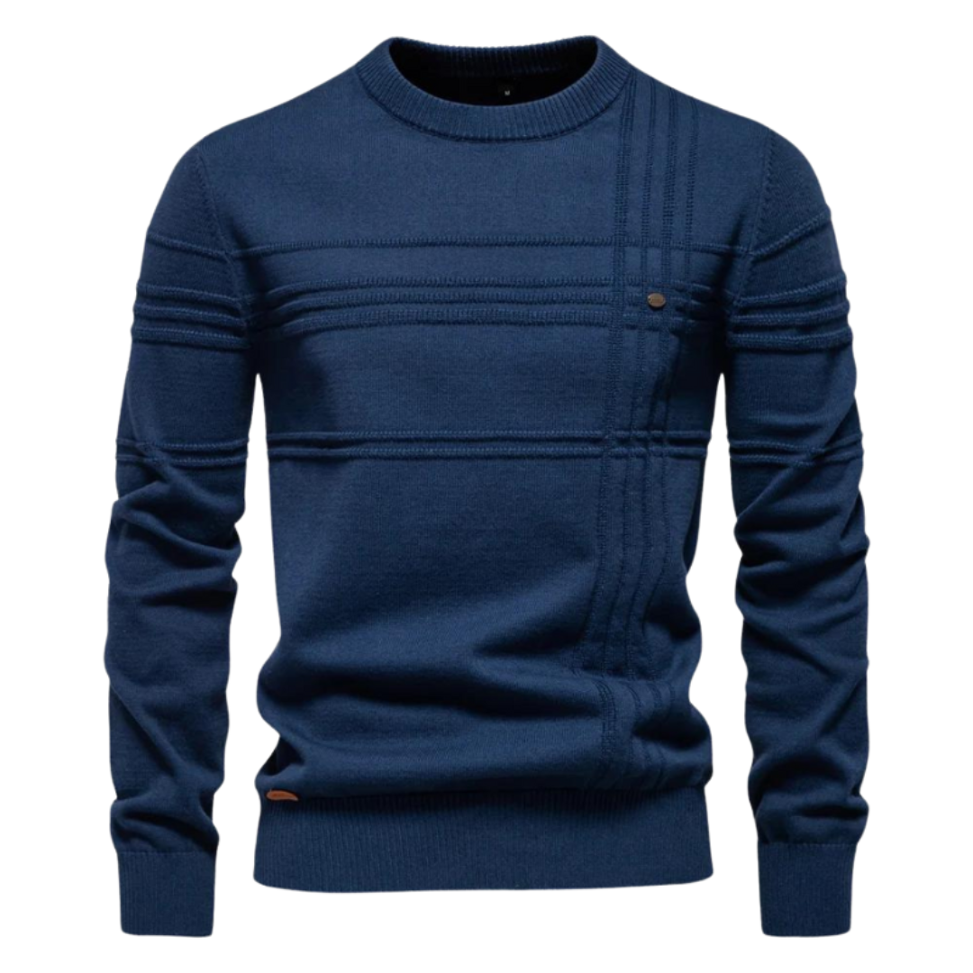 PULL ÉLÉGANT POUR HOMME AVEC DESIGN À CARREAUX