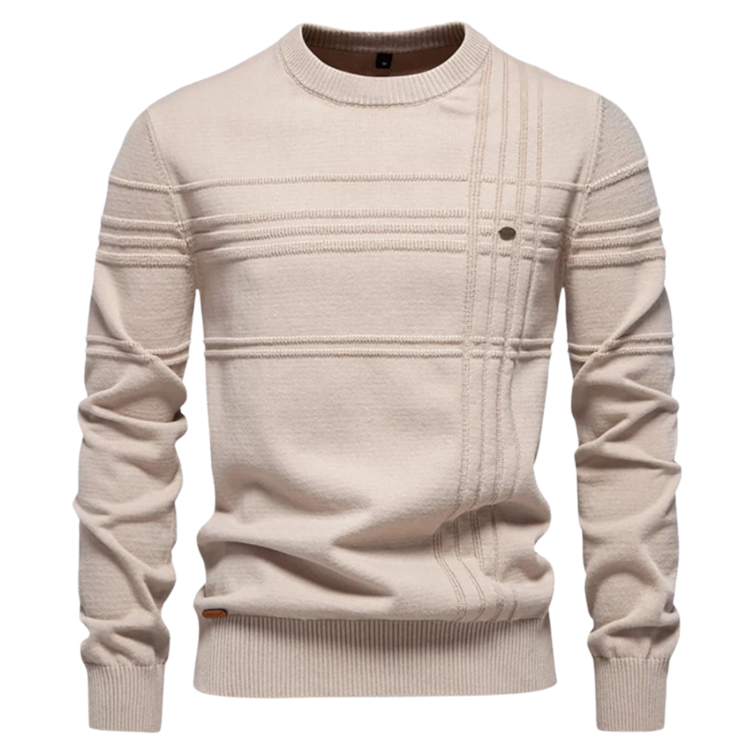 PULL ÉLÉGANT POUR HOMME AVEC DESIGN À CARREAUX