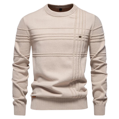 PULL ÉLÉGANT POUR HOMME AVEC DESIGN À CARREAUX