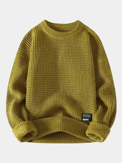 PULL EN NID D'ABEILLE PREMIUM