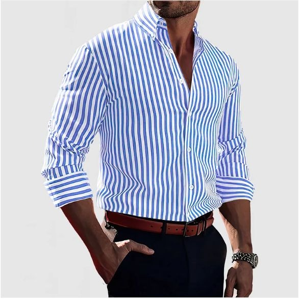 CHEMISE À RAYURES DÉCIDÉES