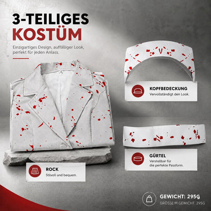 Blutiges Krankenschwester Kostüm