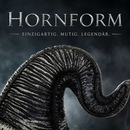 Dämonen Maske mit Hörnern