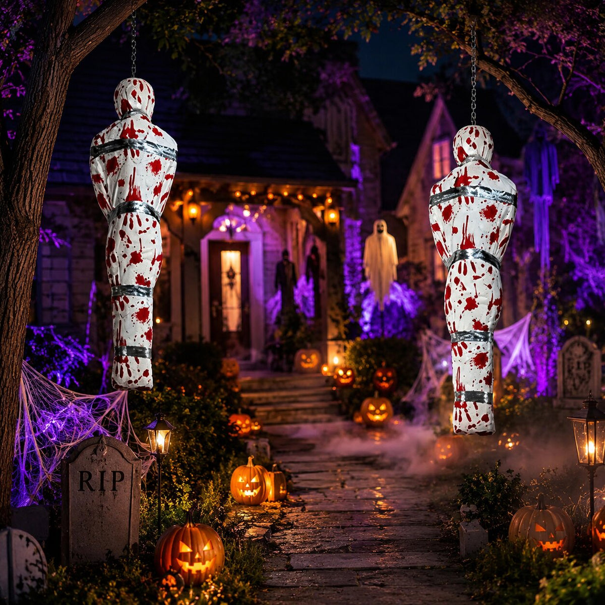 Halloween Leiche im Grusel-Look