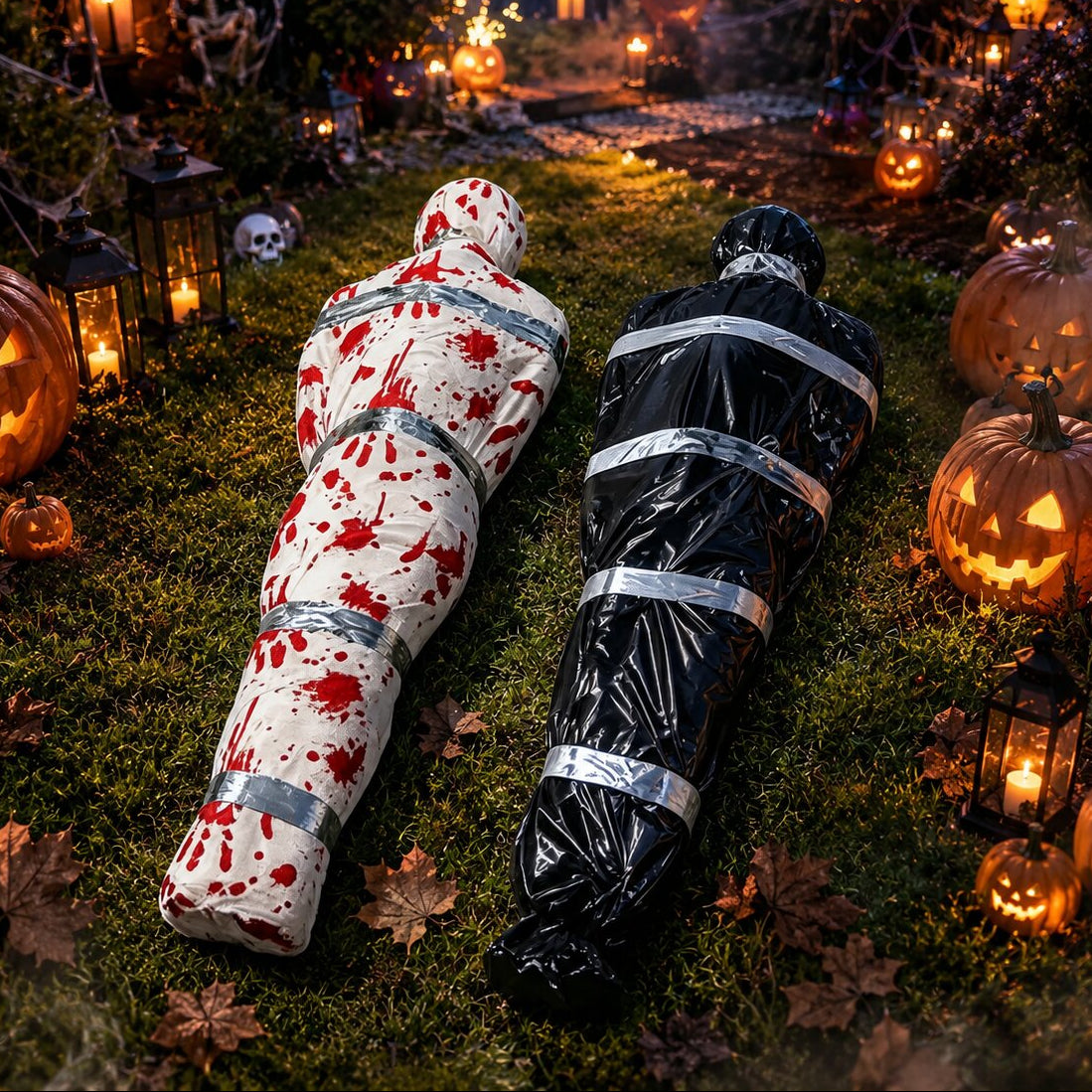 Halloween Leiche im Grusel-Look