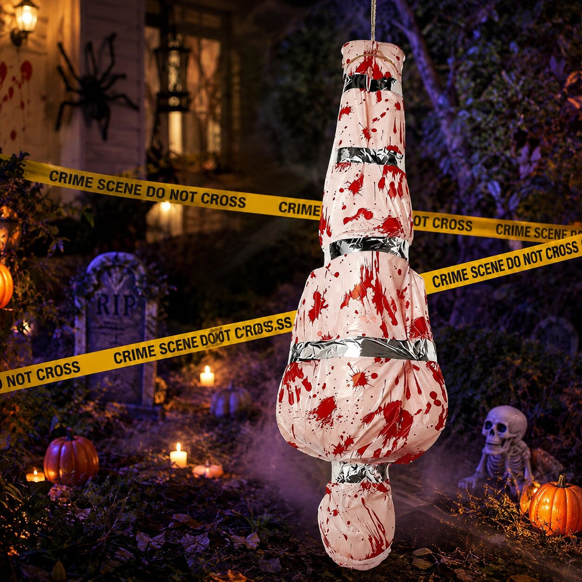 Halloween Leiche im Grusel-Look