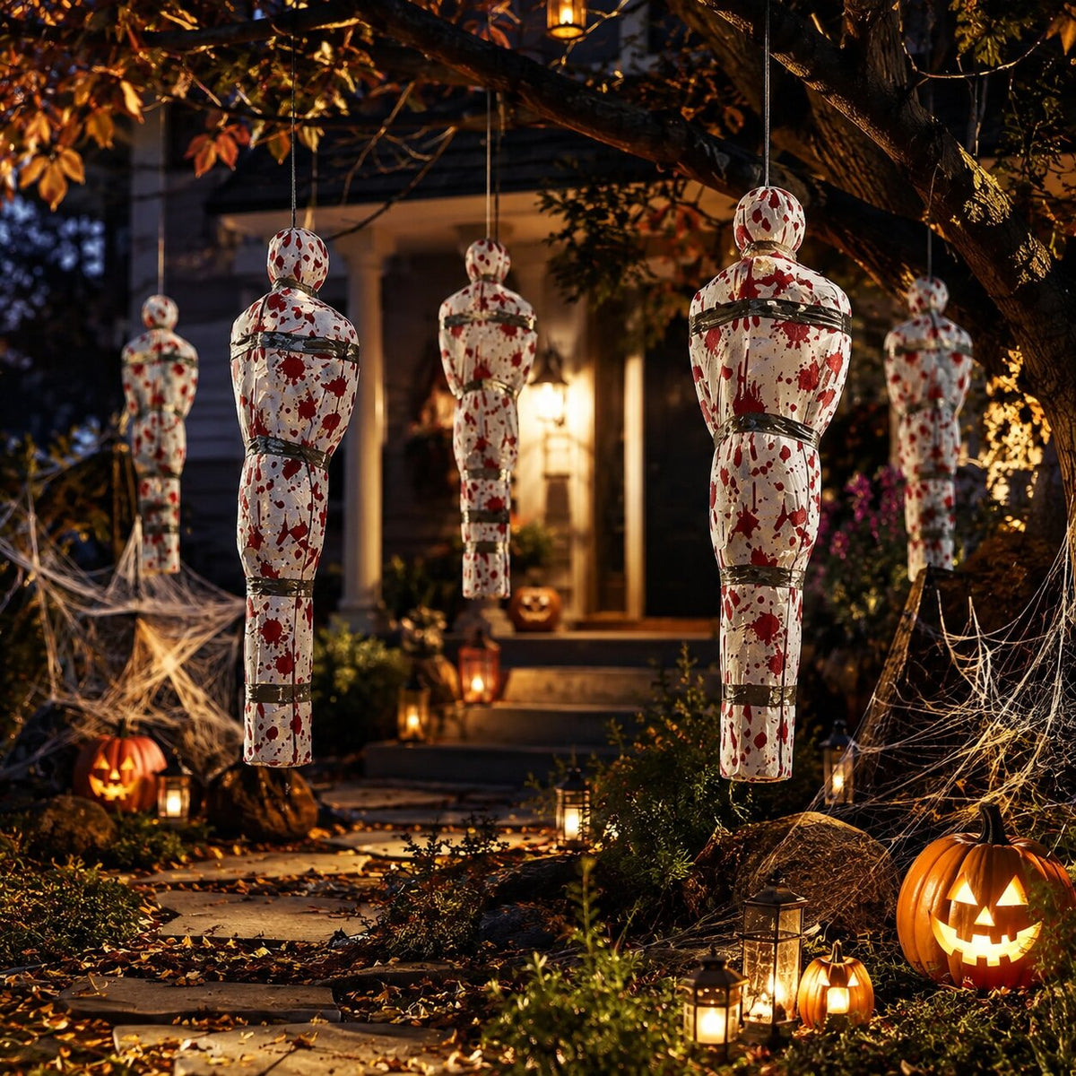 Halloween Leiche im Grusel-Look