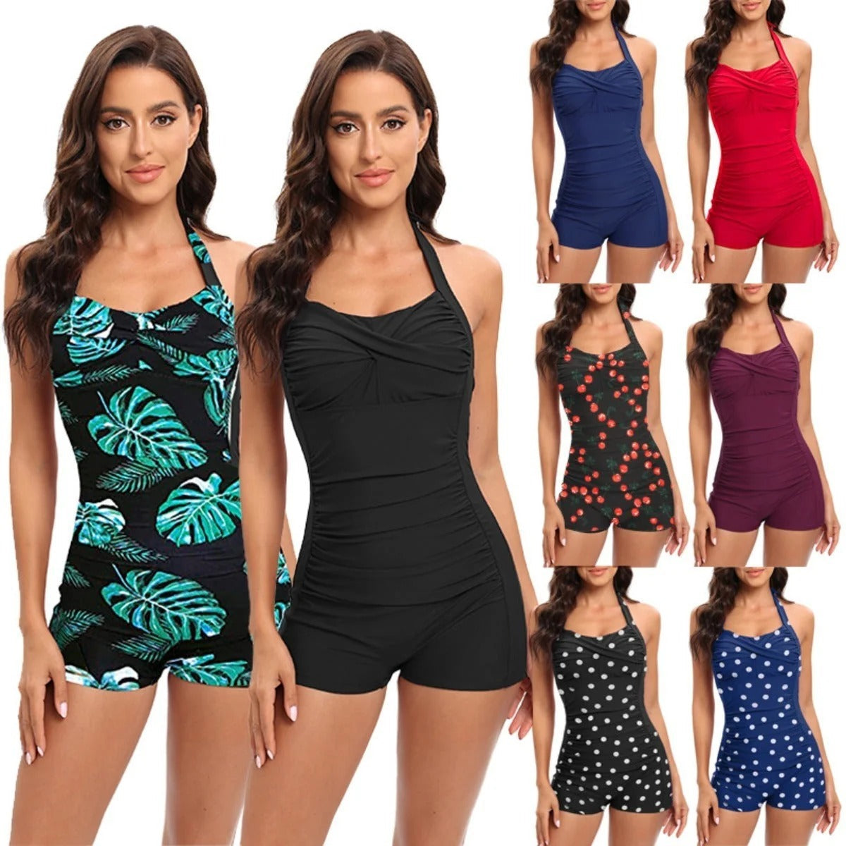 Women's Tummy Control One-Piece Swimsuit