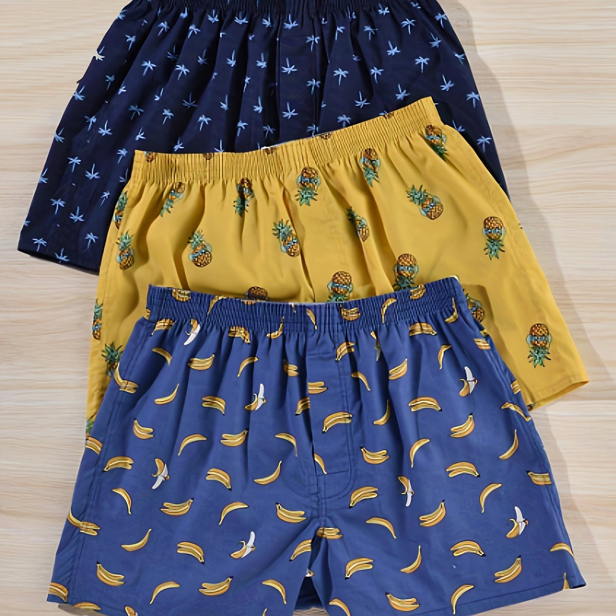 Men's Boxers - Modern Plant Print