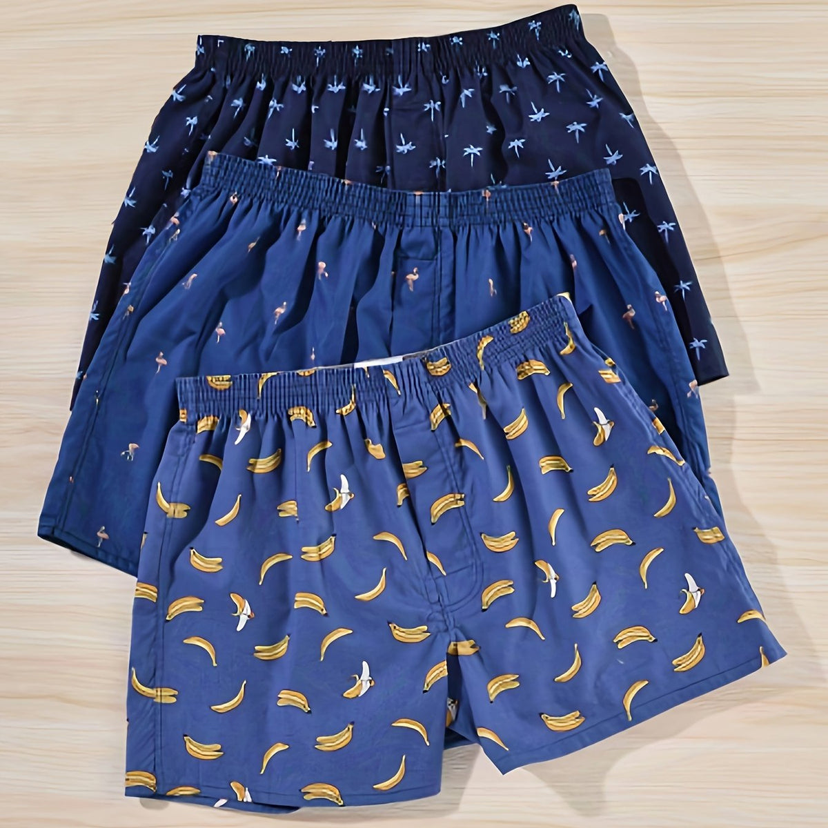 Men's Boxers - Modern Plant Print