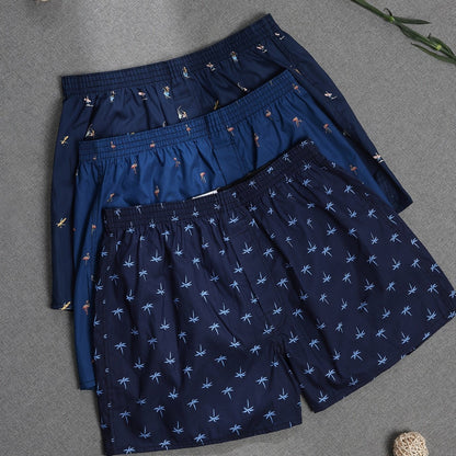Men's Boxers - Modern Plant Print